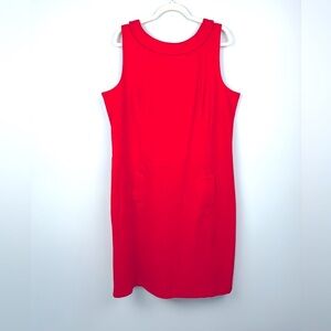 Boden Coral Sleeveless Dress